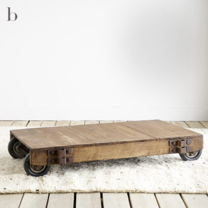 Wooden coffee table industrial