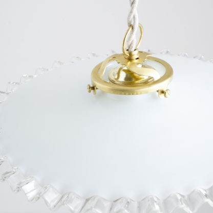 suspension plate opaline collerette