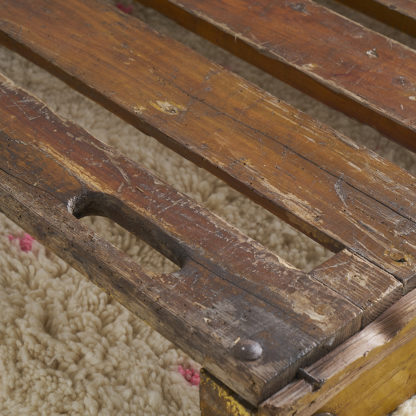Ancien chariot industriel. table basse