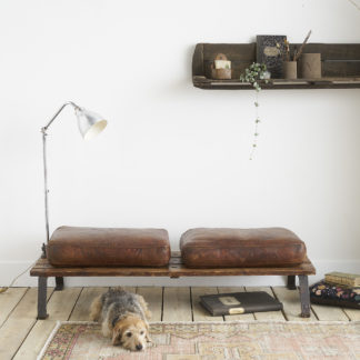 BANQUETTE INDUSTRIELLE CLUB CUIR