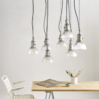Suspension lumineuse d'atelier Holophane