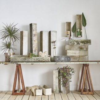 Jardinière des années 50-60 fibro ciment