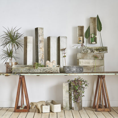 Jardinière des années 50-60 fibro ciment