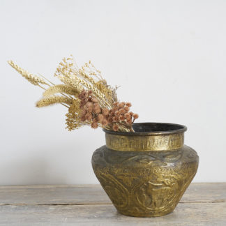 Cache-pot en cuivre