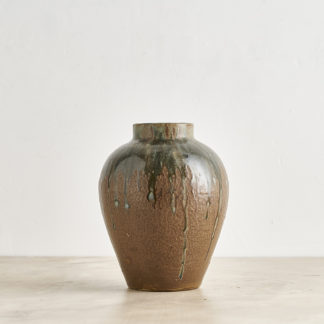 Vase en grès flammé