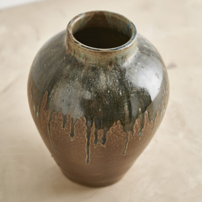 Vase en grès flammé