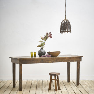 Table primitive en chêne
