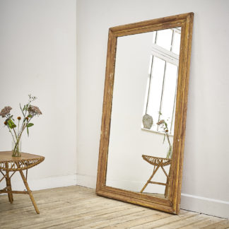 Ancien miroir patiné début XXème.