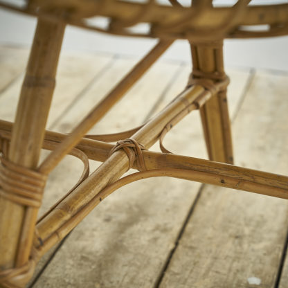 Table basse en rotin