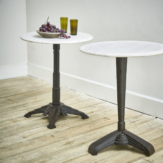 Table de bistrot N&B