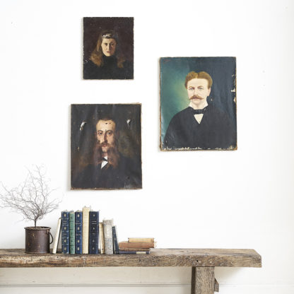 Portrait à l’huile