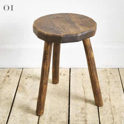 Tabouret 'Arbre' brutaliste primitif