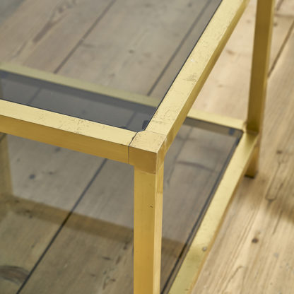 Tables d’appoint 2 bouts de canapé en laiton