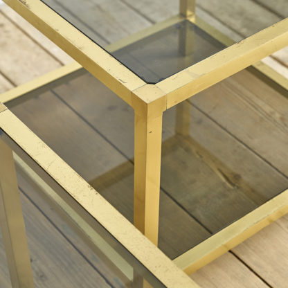 Tables d’appoint 2 bouts de canapé en laiton