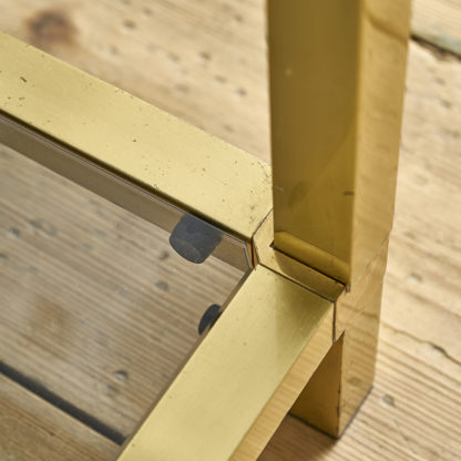 Tables d’appoint 2 bouts de canapé en laiton