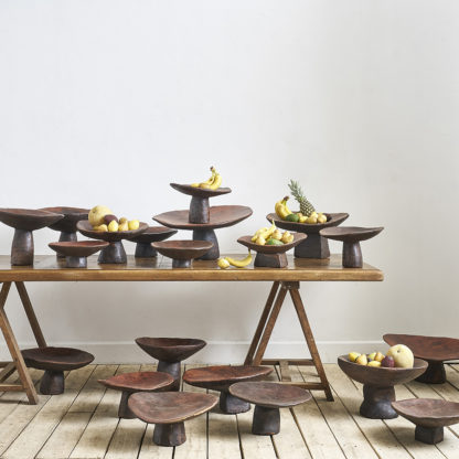 Grande coupe à fruits Pièces uniques, ouvrage artisanal d’Afrique.