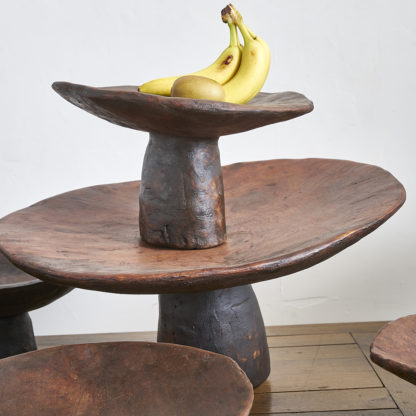 Grande coupe à fruits Pièces uniques, ouvrage artisanal d’Afrique.