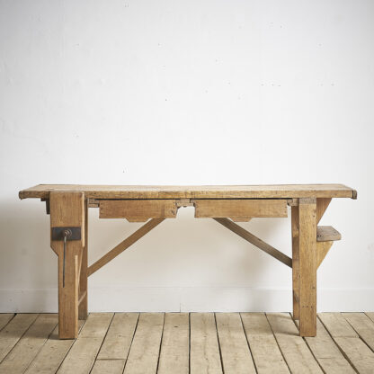 établi workbench console table farmer industrial