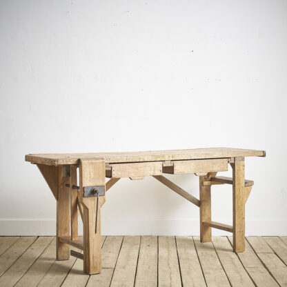 établi workbench console table farmer industrial