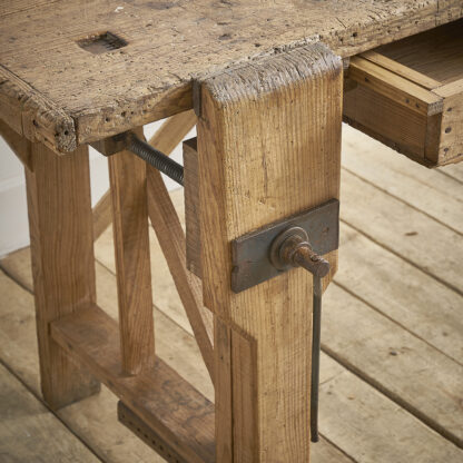 établi workbench console table farmer industrial