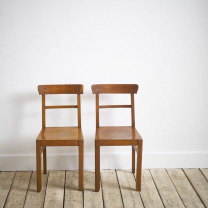 chaises duo set vintage