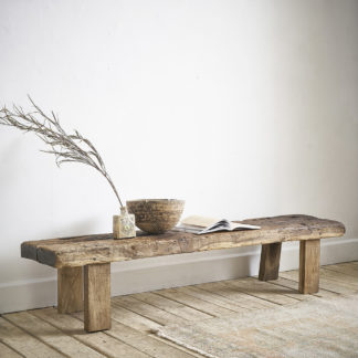 Table basse primitive établi