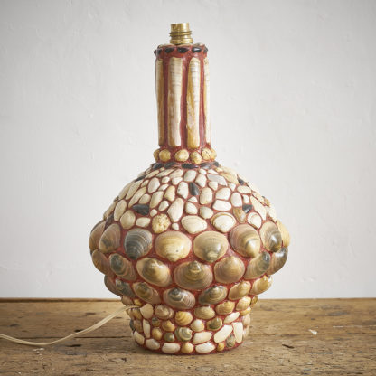 Pied de lampe « Shell art »