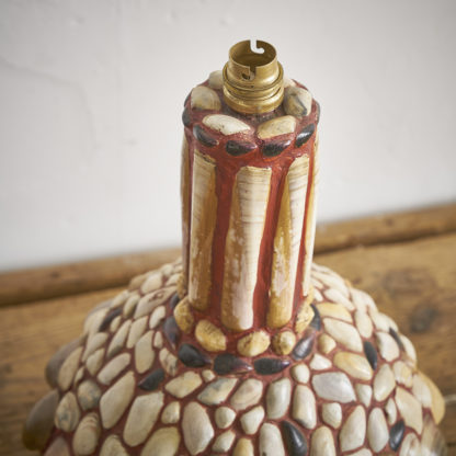 Pied de lampe « Shell art »