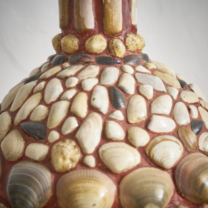 Pied de lampe « Shell art »