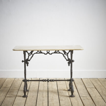 table de bistrot début XXème fonte marbre