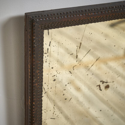Miroir « Tramp art »