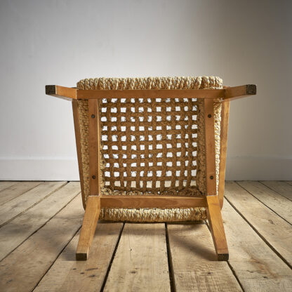 Fauteuil en corde tressée Audoux & Minet.
