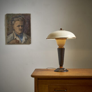 Lampe de bureau dessinée par Eileen Gray pour Jumo