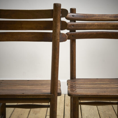 Chaises de brasserie début XXeme