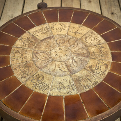 Table basse années 50-60  goût de Roger Capron