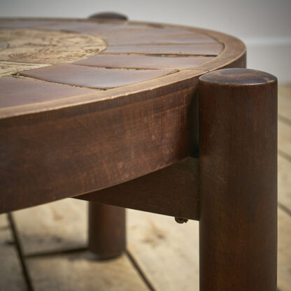 Table basse années 50-60  goût de Roger Capron