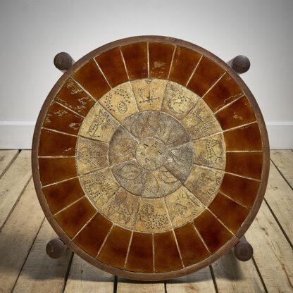 Table basse années 50-60  goût de Roger Capron