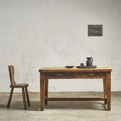 table bureau atelier chene
