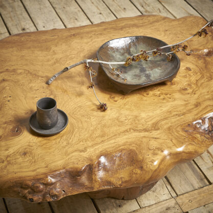 Table basse en orme