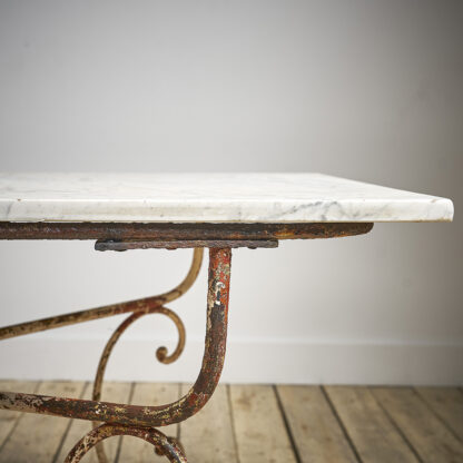 Table de jardin fer forgé