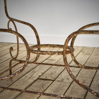 Table de jardin fer forgé