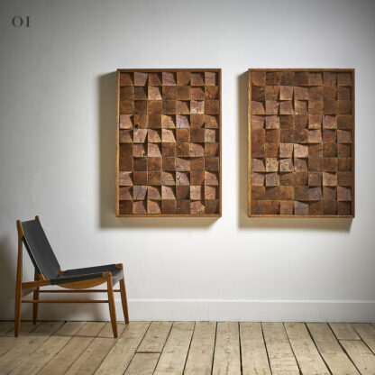 sculptures murales compositions en  bois