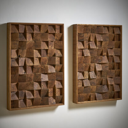 sculptures murales compositions en  bois
