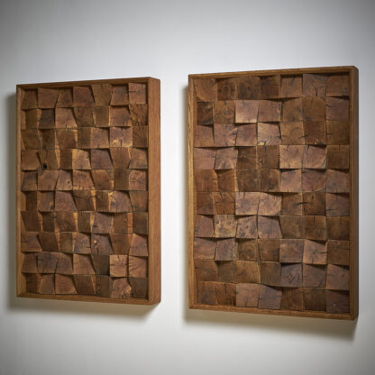 sculptures murales compositions en  bois