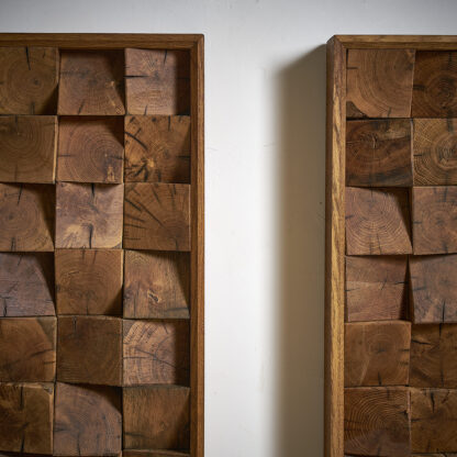 sculptures murales compositions en  bois