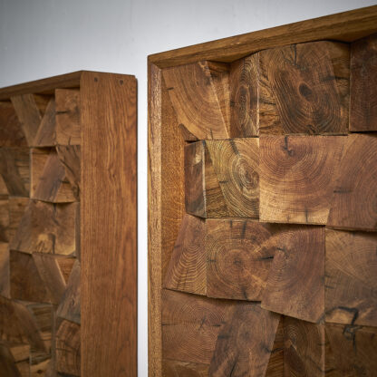 sculptures murales compositions en  bois