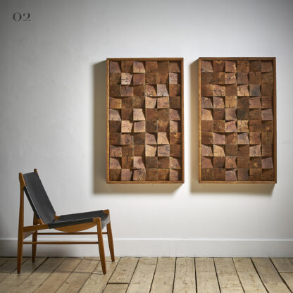 sculptures murales compositions en  bois
