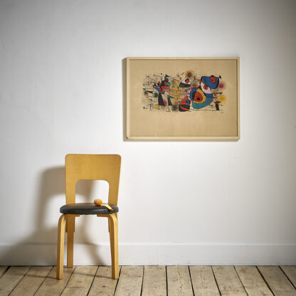 Lithographie « Maeght » fin XXème de Joan Miro.