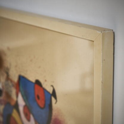 Lithographie « Maeght » fin XXème de Joan Miro.