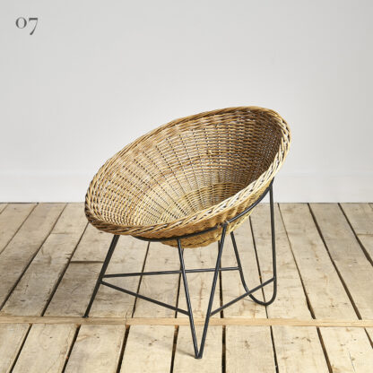 fauteuils ‘corbeille’ des années 60 1960
